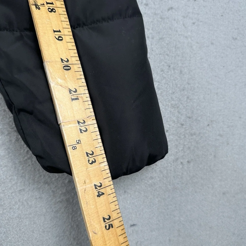 Stella McCartney Quilted Puffer Jacket Kids 12 Years Black Fringe‎ Insulated